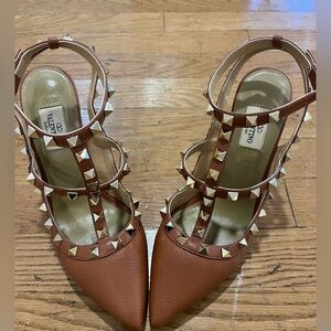 In the Styles of Valentino Rockstud Heels - Size 38
